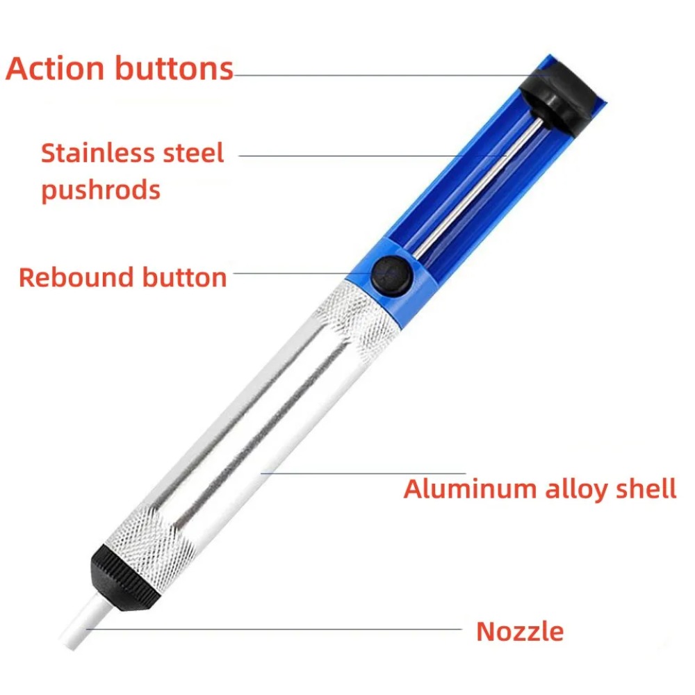 Aluminum Desoldering Pump Vacu - Desoldering Pump Solder บทวิจารณ์และราคา