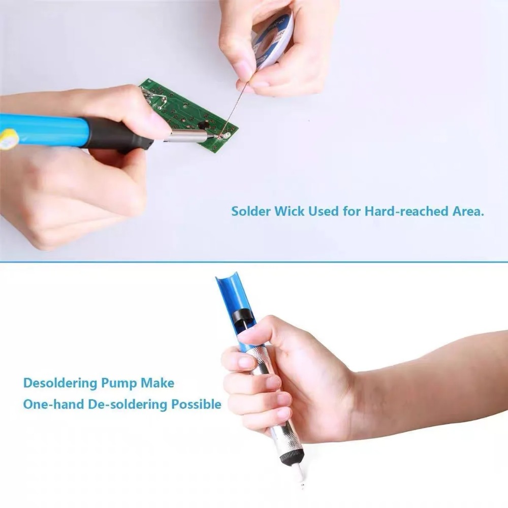 Aluminum Desoldering Pump Vacu - Desoldering Pump Solder บทวิจารณ์และราคา