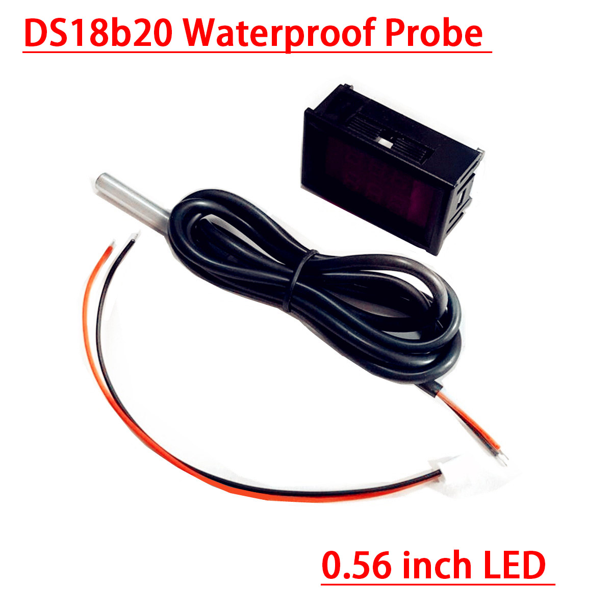 DC 12V 24V DS18b20 LED Digital - Ds18B20 Temperature Sensor บทวิจารณ์และราคา