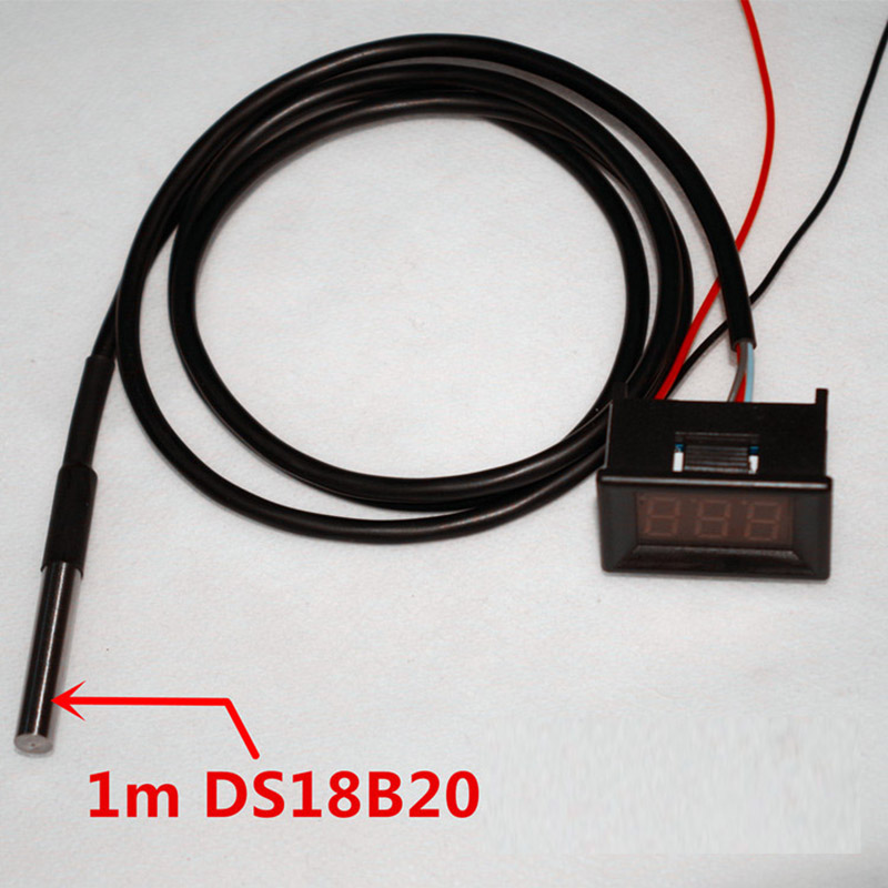 DC 12V 24V DS18b20 LED Digital - Ds18B20 Temperature Sensor บทวิจารณ์และราคา