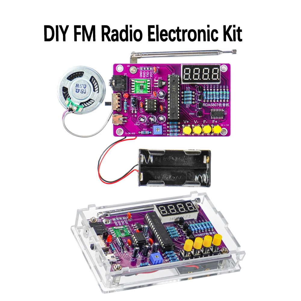DIY FM Radio Electronic Kit 87 - Diy Electronics Supplies บทวิจารณ์และราคา