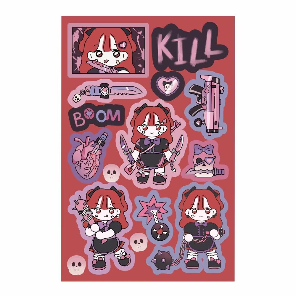 1/5Pcs Cartoon Girl 2 Korean F - Diy Q บทวิจารณ์และราคา