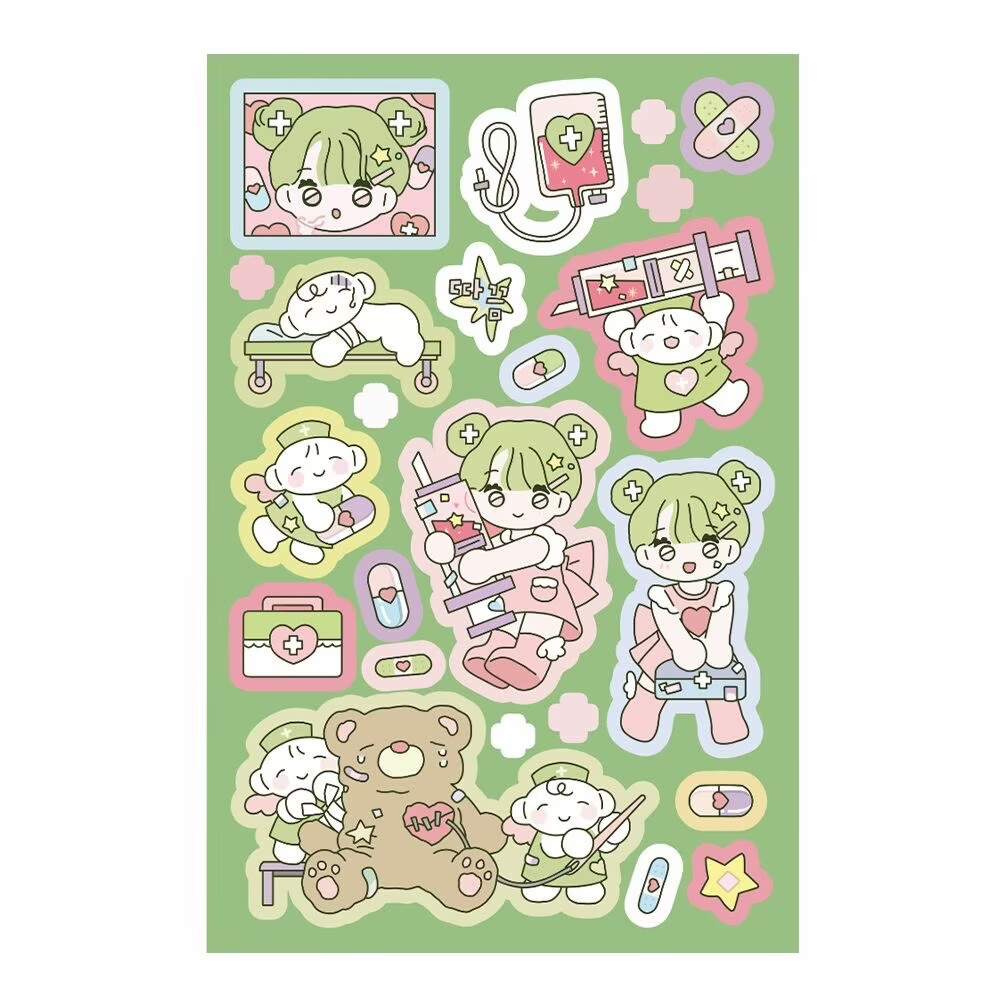1/5Pcs Cartoon Girl 2 Korean F - Diy Q บทวิจารณ์และราคา