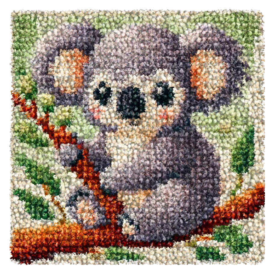 Cute Animals Embroidery Latch  - Diy Electronics Watch บทวิจารณ์และราคา