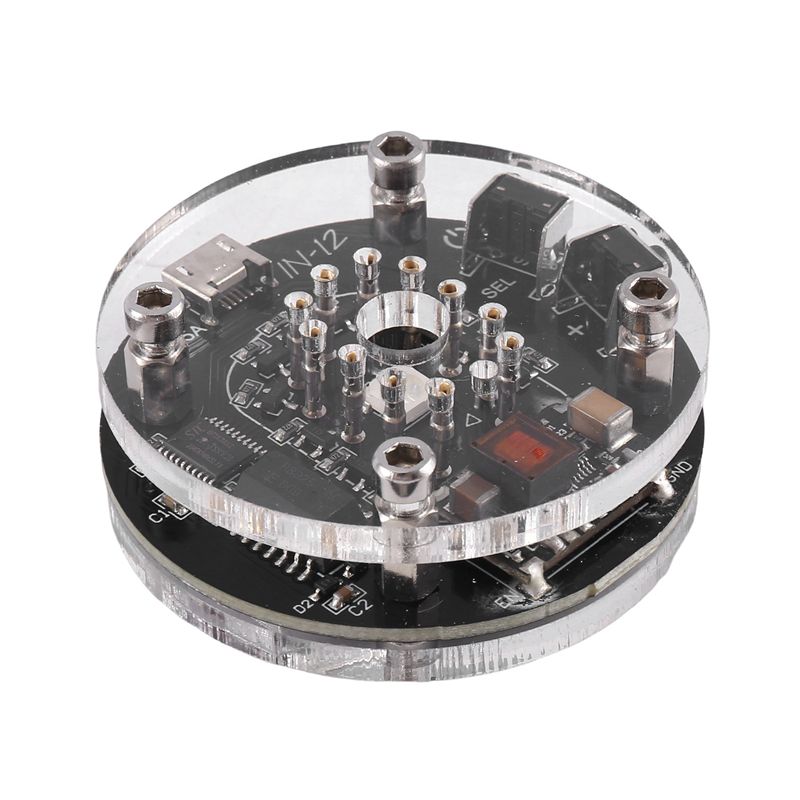 IN-12 Nixie Clock RGB Audio El - Diy Electronics Audio บทวิจารณ์และราคา