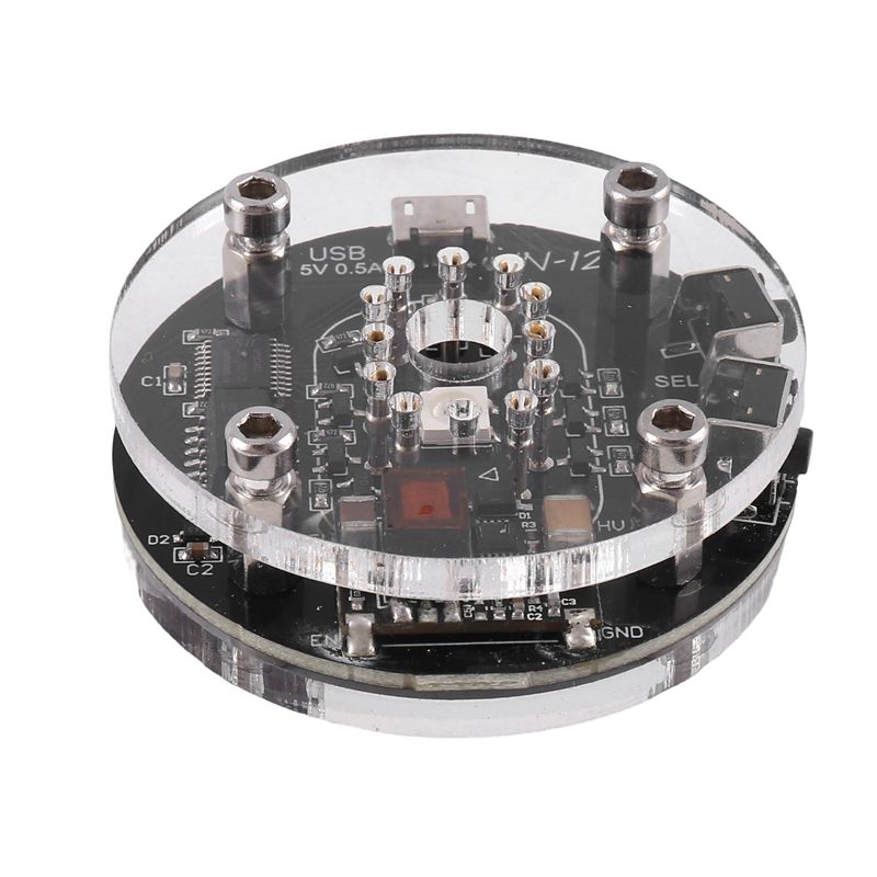 IN-12 Nixie Clock RGB Audio El - Diy Electronics Audio บทวิจารณ์และราคา