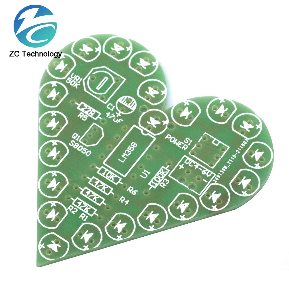 DIY Kit Heart Shape Breathing  - Diy Electronics Learning Kit บทวิจารณ์และราคา