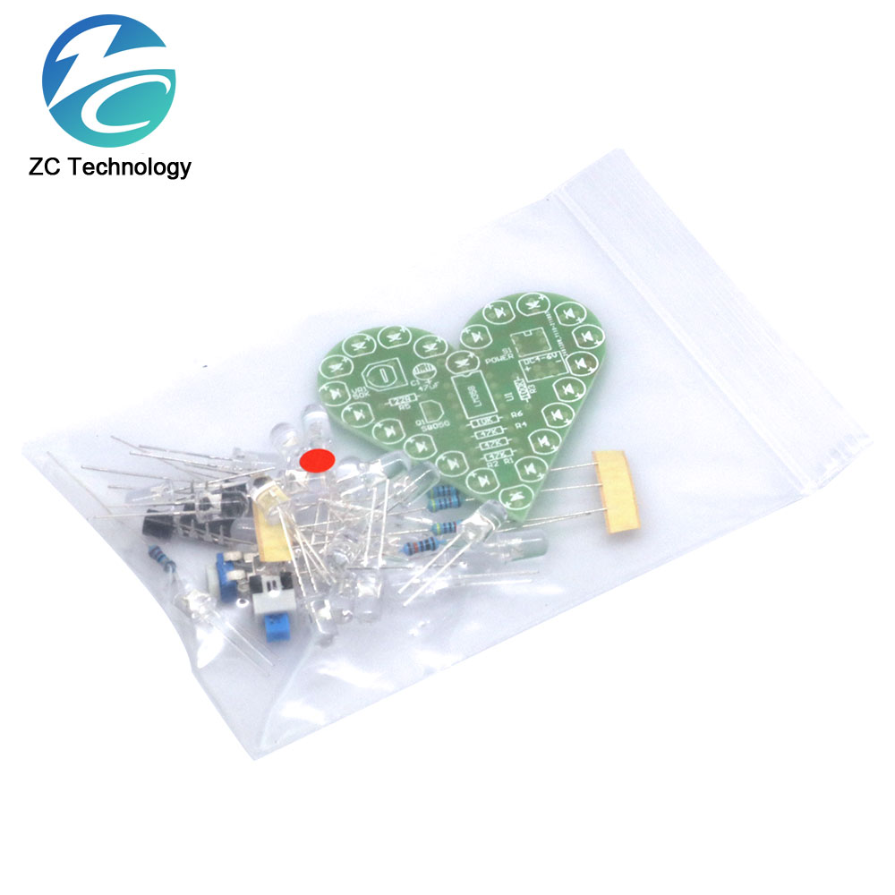 DIY Kit Heart Shape Breathing  - Diy Electronics Learning Kit บทวิจารณ์และราคา