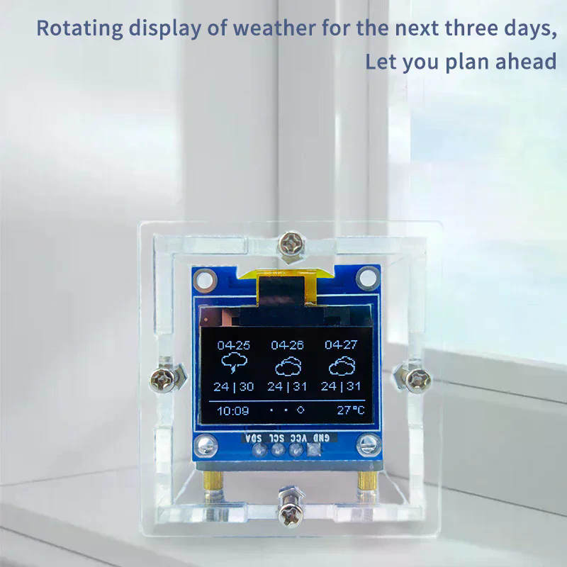 ESP8266 MINI Weather Clock WIF - Diy Soldering Station No Electronics บทวิจารณ์และราคา