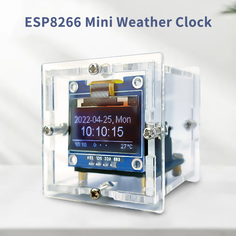 ESP8266 MINI Weather Clock WIF - Diy Soldering Station No Electronics บทวิจารณ์และราคา
