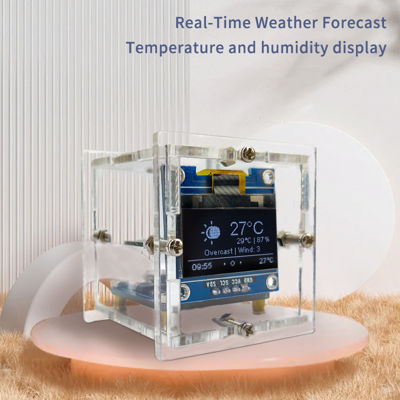 ESP8266 MINI Weather Clock WIF - Diy Soldering Station No Electronics บทวิจารณ์และราคา