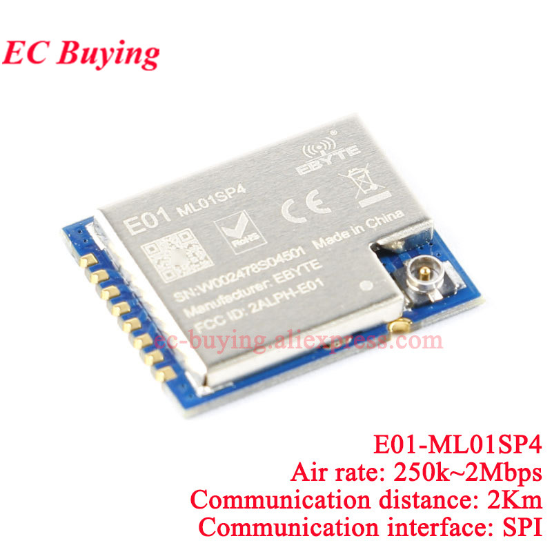 10Pcs/1pc E01-2G4M27SX ML01SP4 - Nrf24L01 Module Wireless บทวิจารณ์และราคา