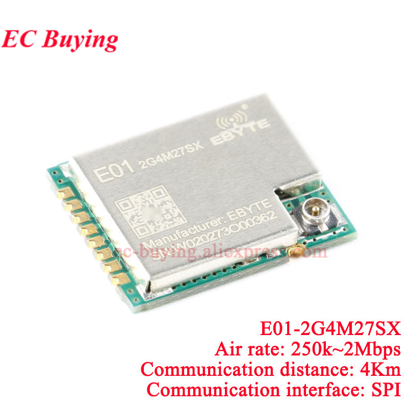 10Pcs/1pc E01-2G4M27SX ML01SP4 - Nrf24L01 Module Wireless บทวิจารณ์และราคา