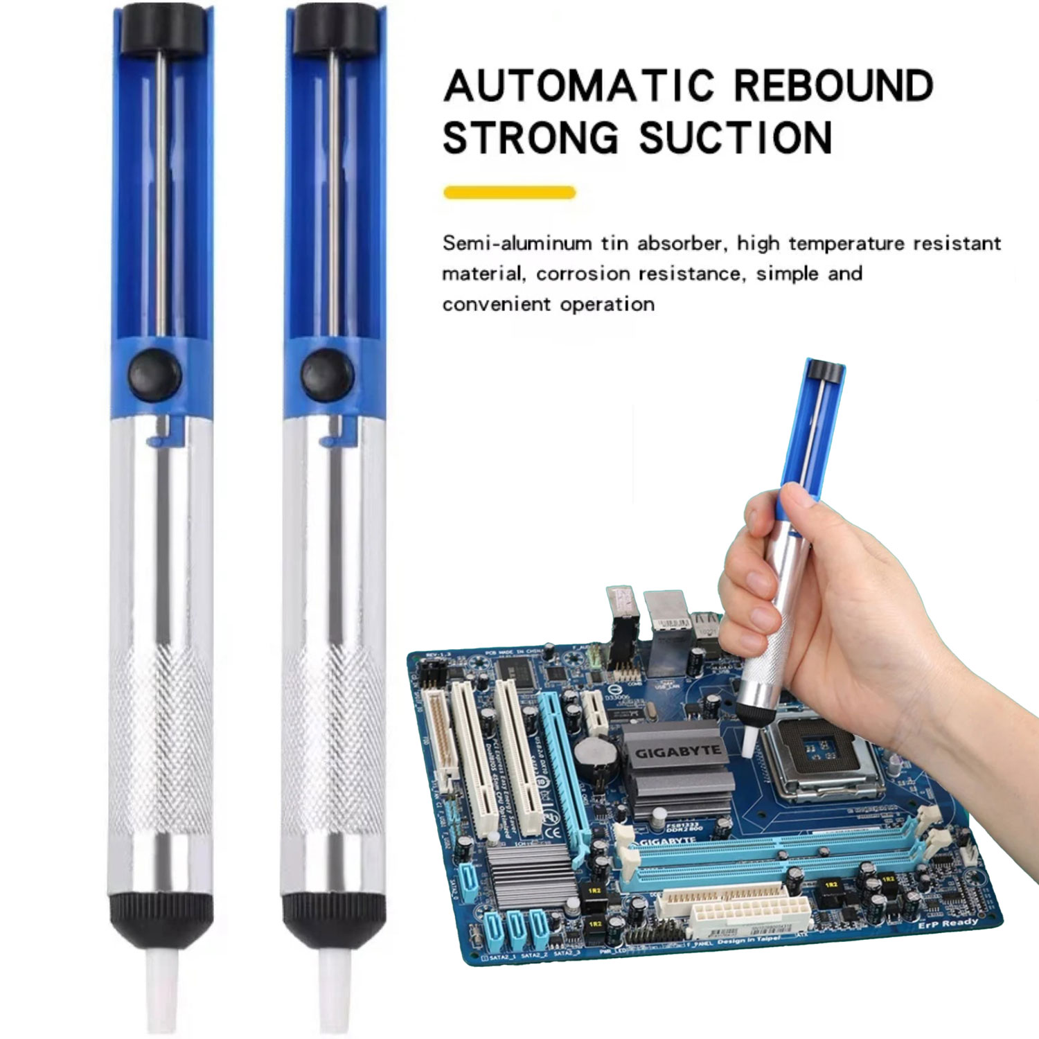 Aluminum Metal Desoldering Pum - Desoldering Pump Solder บทวิจารณ์และราคา