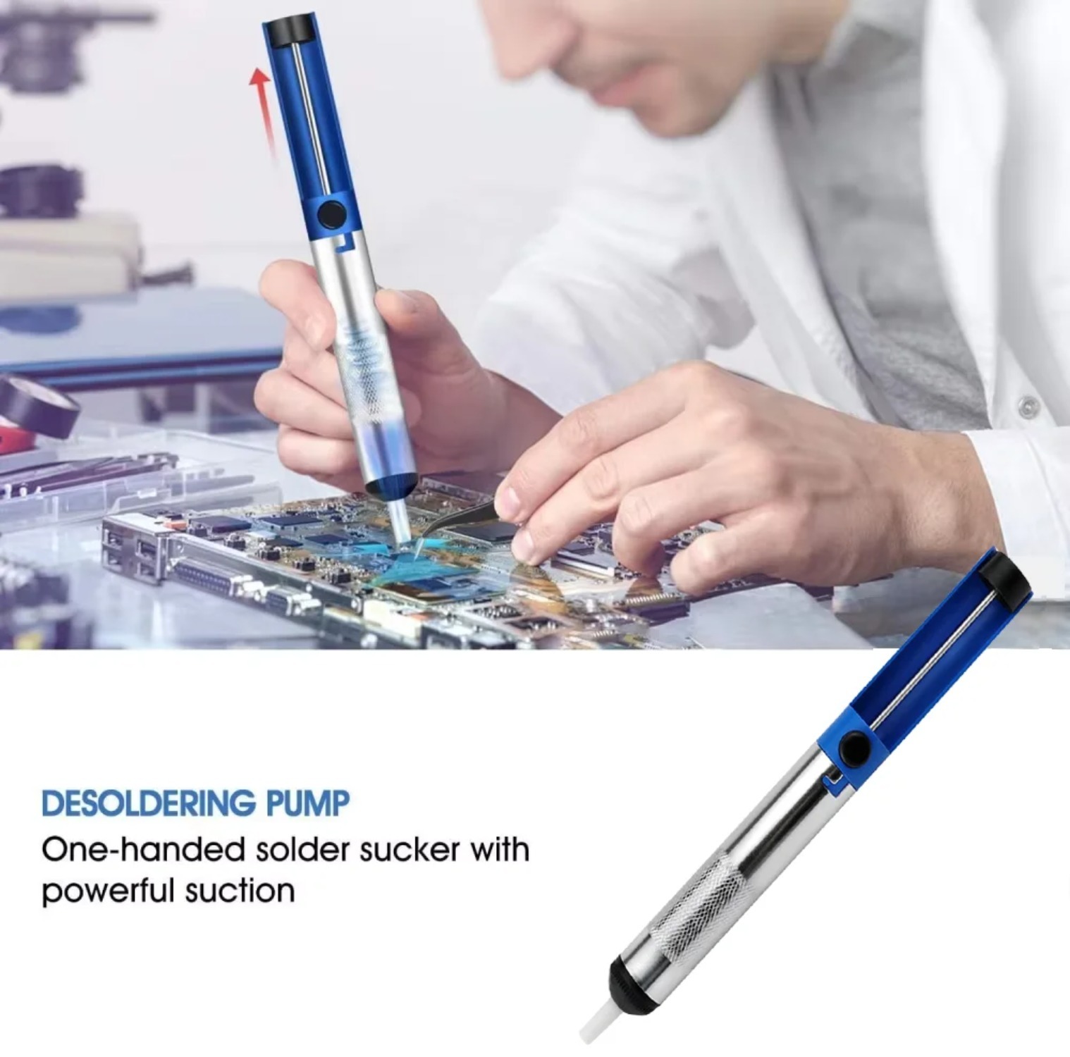 Aluminum Metal Desoldering Pum - Desoldering Pump Solder บทวิจารณ์และราคา