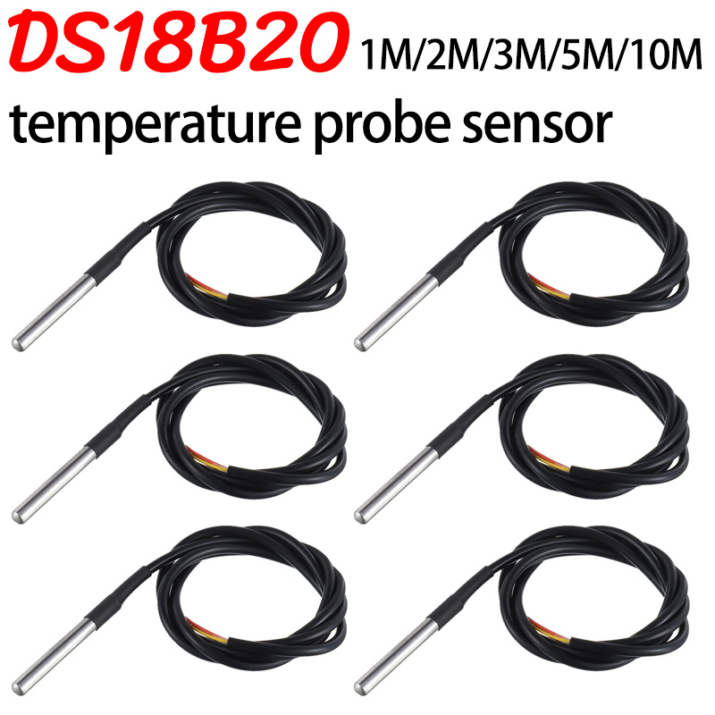 DS18B20 Stainless Steel Packag - Ds18B20 Temperature Sensor บทวิจารณ์และราคา