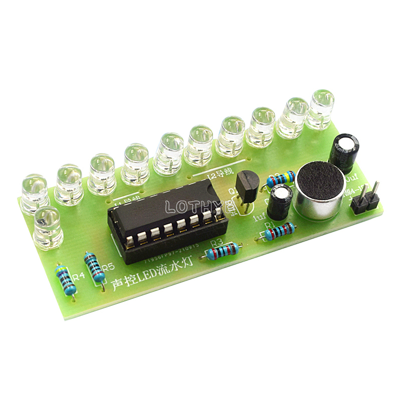 CD4017 Voice Control LED Water - Diy Electronics Supplies บทวิจารณ์และราคา