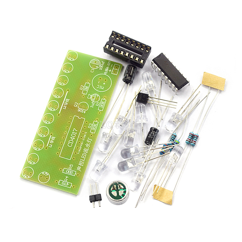 CD4017 Voice Control LED Water - Diy Electronics Supplies บทวิจารณ์และราคา