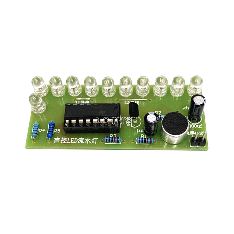 CD4017 Voice Control LED Water - Diy Electronics Supplies บทวิจารณ์และราคา