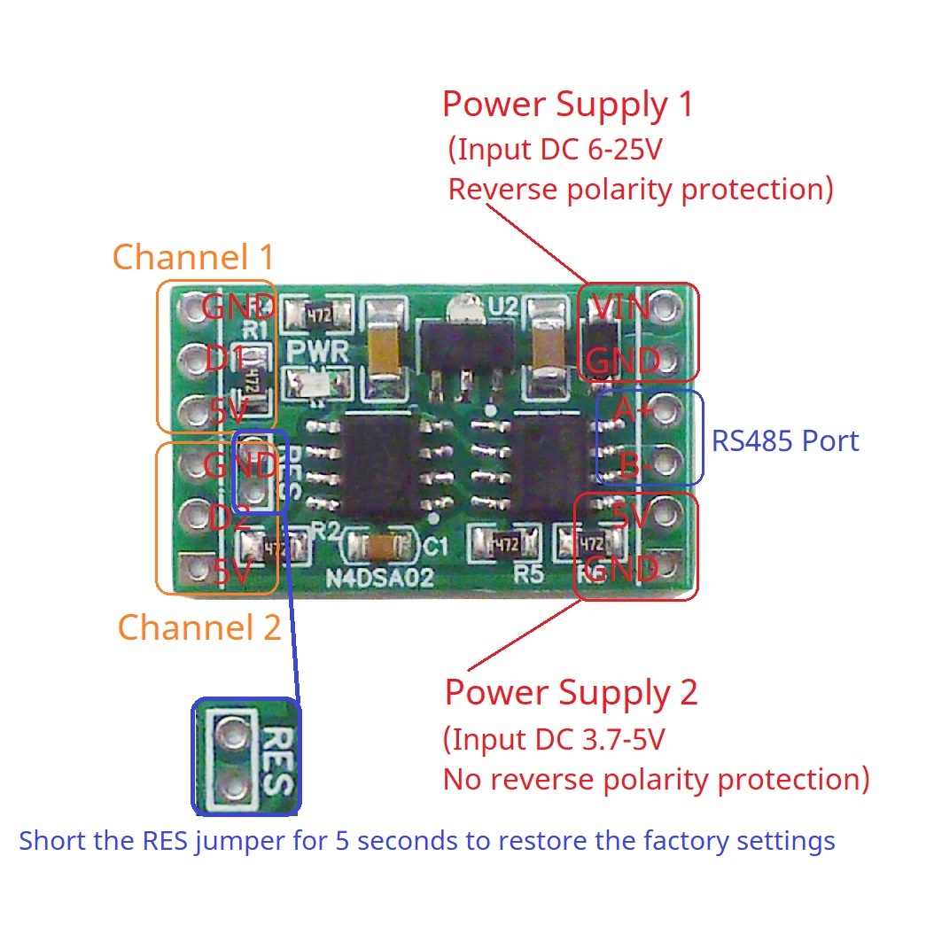 DS18B20 RS485 Adapter Board fo - Ds18B20 Temperature Sensor บทวิจารณ์และราคา