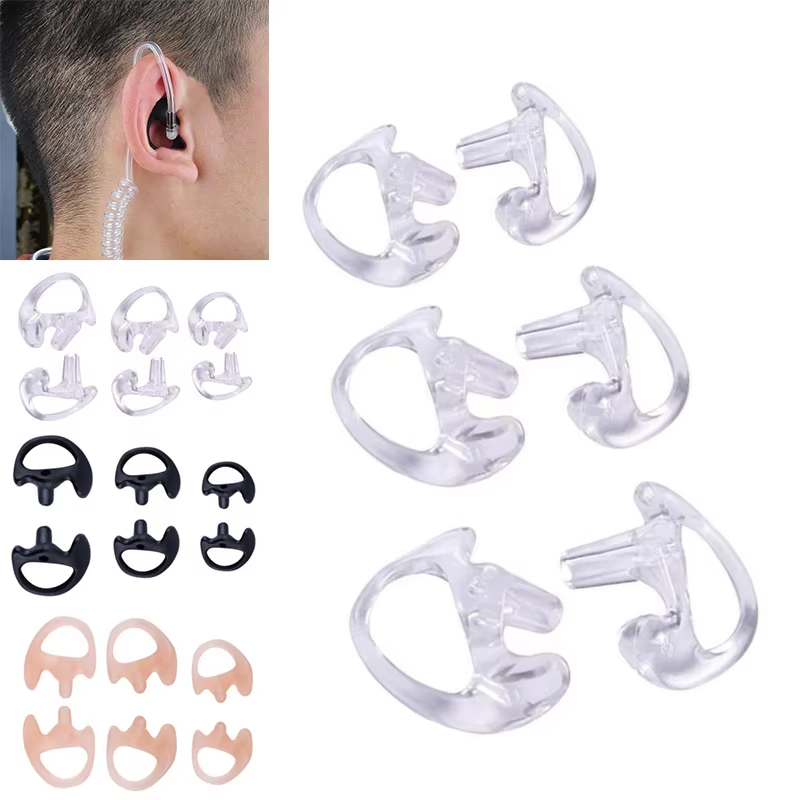 2PCS Ear Molds Soft 2-Way Radi - Diy Electronics Radio บทวิจารณ์และราคา