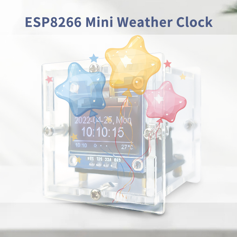 ESP8266 MINI Weather Clock WIF - Diy Soldering Station No Electronics บทวิจารณ์และราคา