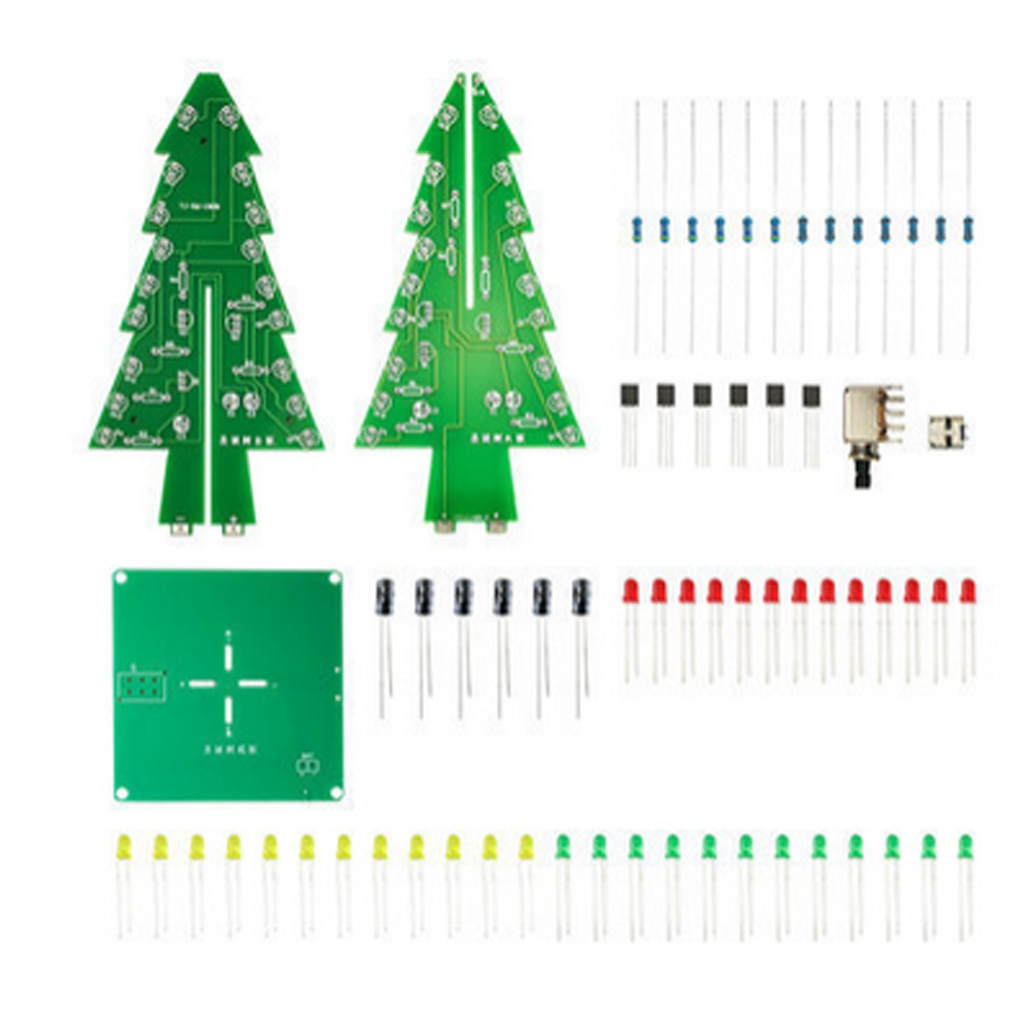 DIY Christmas Tree LED Flash K - Diy Electronics Learning Kit บทวิจารณ์และราคา