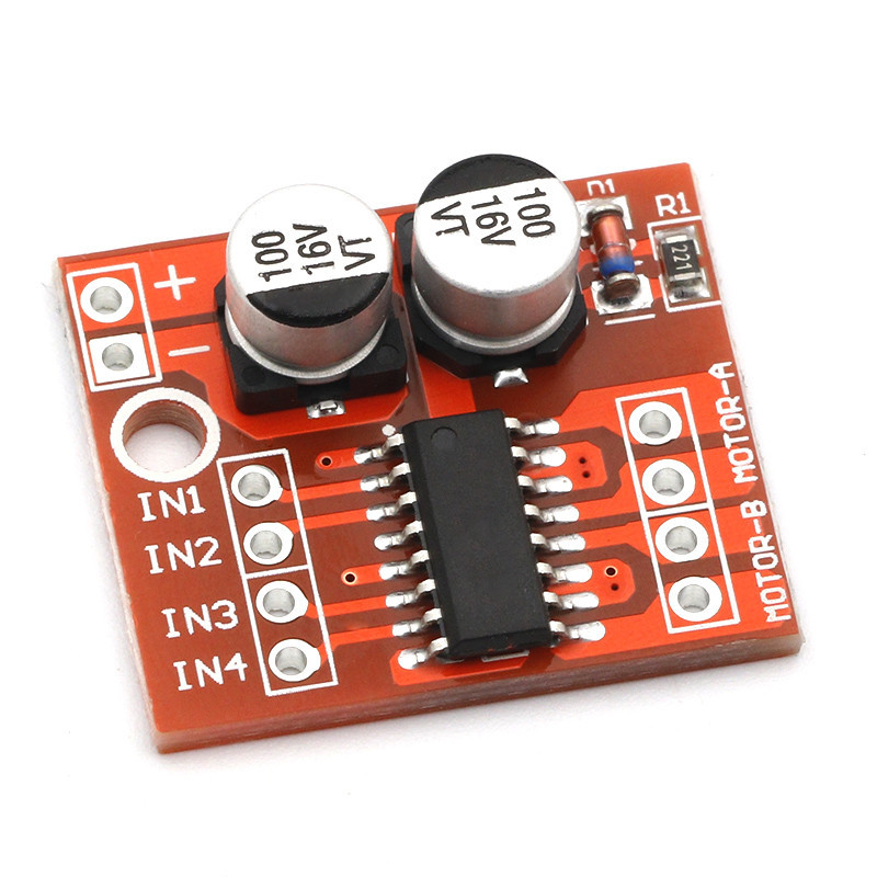 2-Channel DC Motor Driver Boar - L298N Motor Driver บทวิจารณ์และราคา