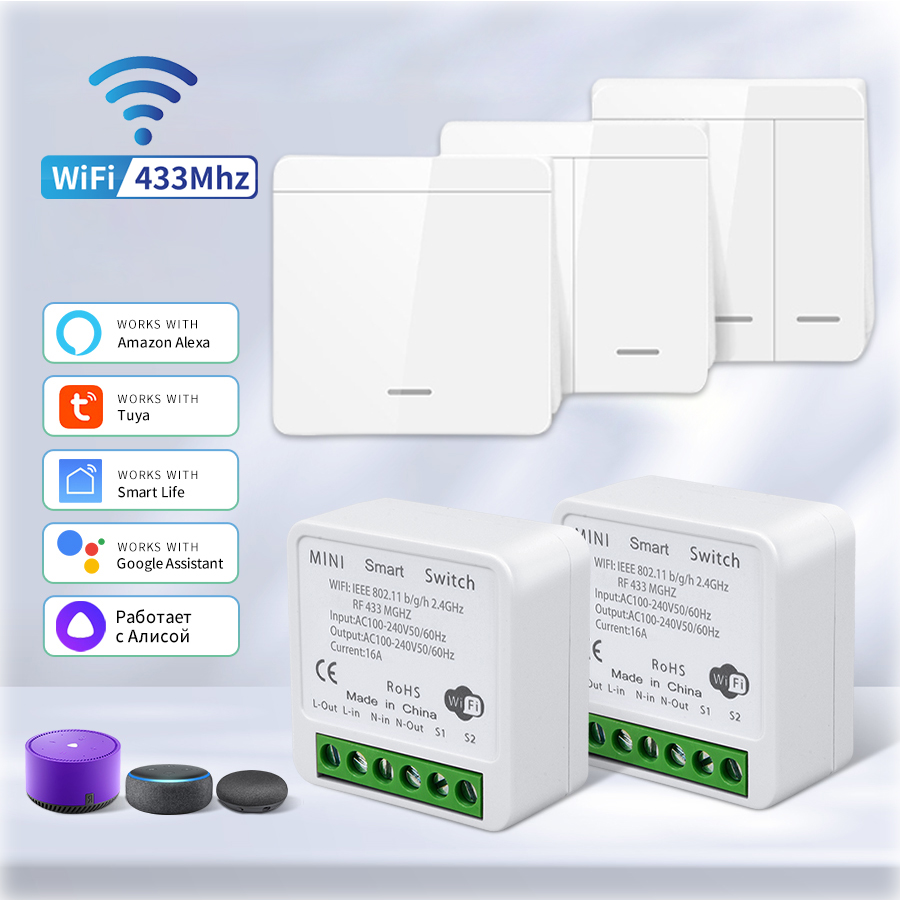 Wifi RF 433MHz Smart Switch Tu - Rf 433Mhz Module บทวิจารณ์และราคา