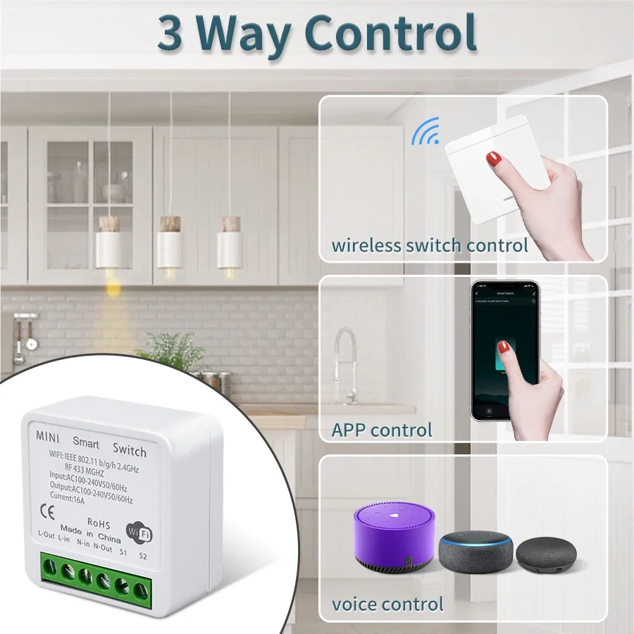 Wifi RF 433MHz Smart Switch Tu - Rf 433Mhz Module บทวิจารณ์และราคา