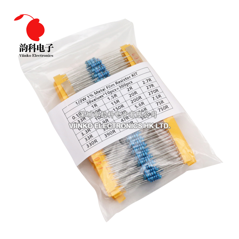 300PCS 150PCS 1/2W 1W 3W 2W Re - Resistor Kit 1 4W บทวิจารณ์และราคา