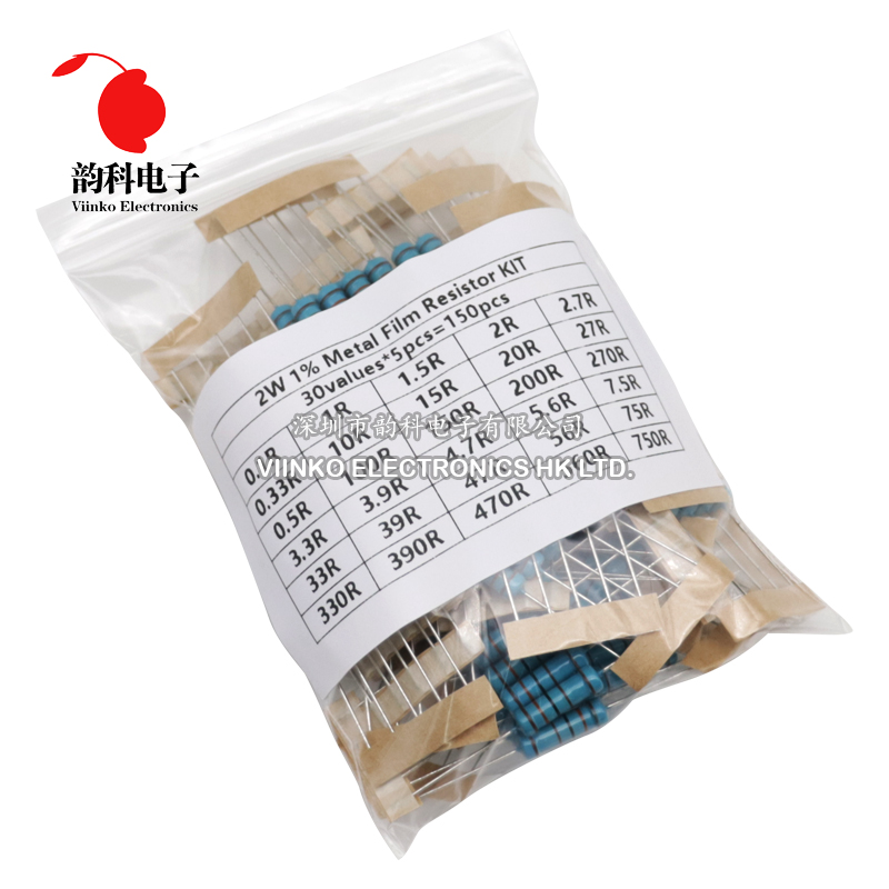 300PCS 150PCS 1/2W 1W 3W 2W Re - Resistor Kit 1 4W บทวิจารณ์และราคา
