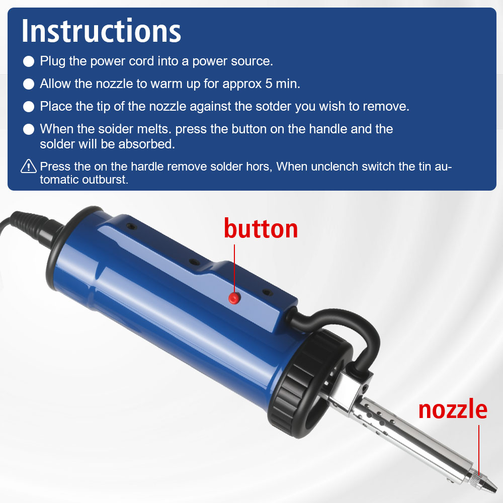 New Desoldering Machine Automa - Desoldering Pump Solder บทวิจารณ์และราคา