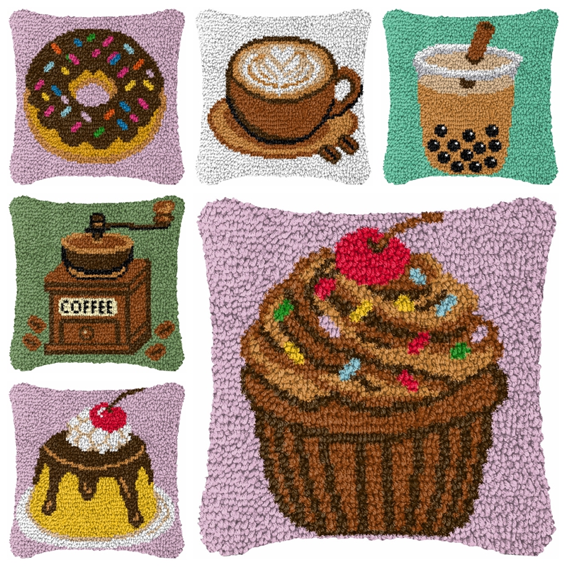 Cartoon Food Smyrna Latch Hook - Diy Electronics Watch บทวิจารณ์และราคา