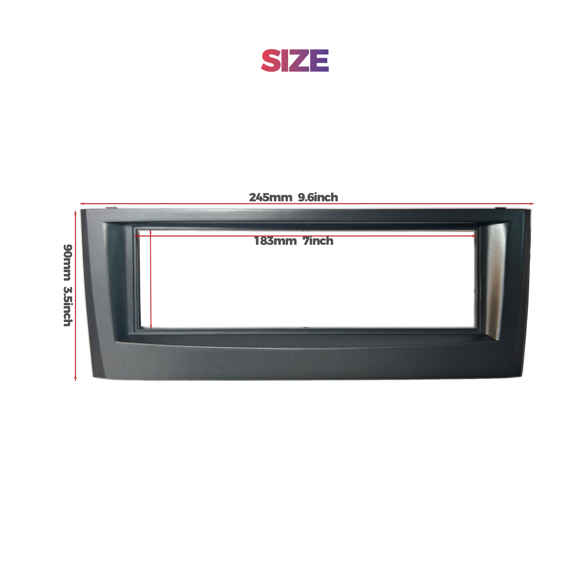 1Din Car Radio Fascia Frame Fo - Diy Electronics Radio บทวิจารณ์และราคา
