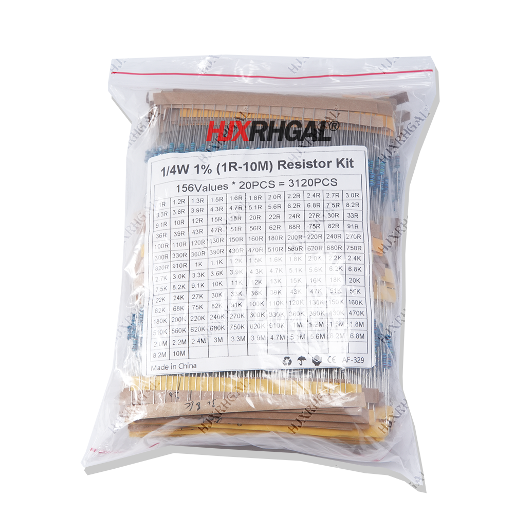 3120pcs 156Values Electric Uni - Resistor Kit 1 4W บทวิจารณ์และราคา