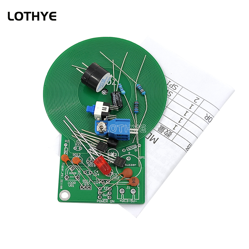 DC 3V-5V Metal Detector Kit DI - Diy Electronics Com บทวิจารณ์และราคา