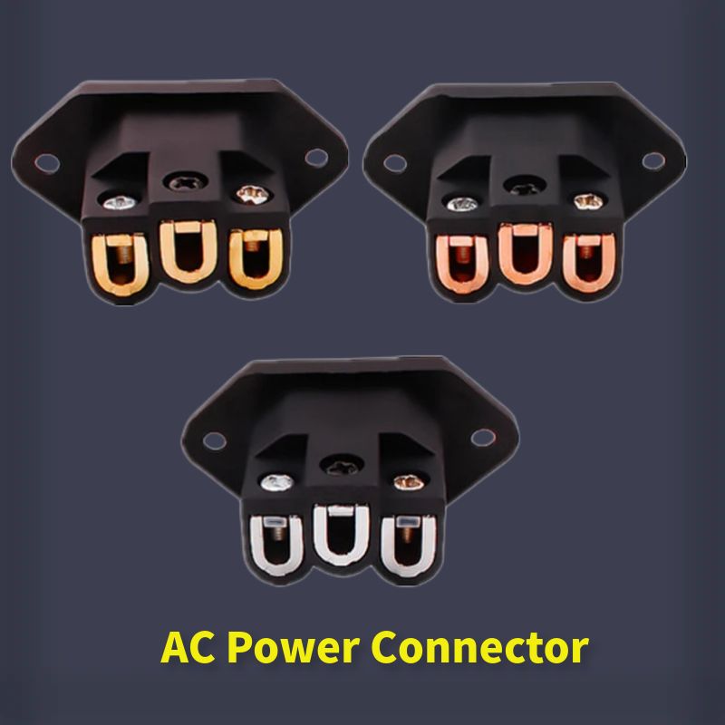 3 Pin AC Power Connector Audio - Diy Electronics Audio บทวิจารณ์และราคา