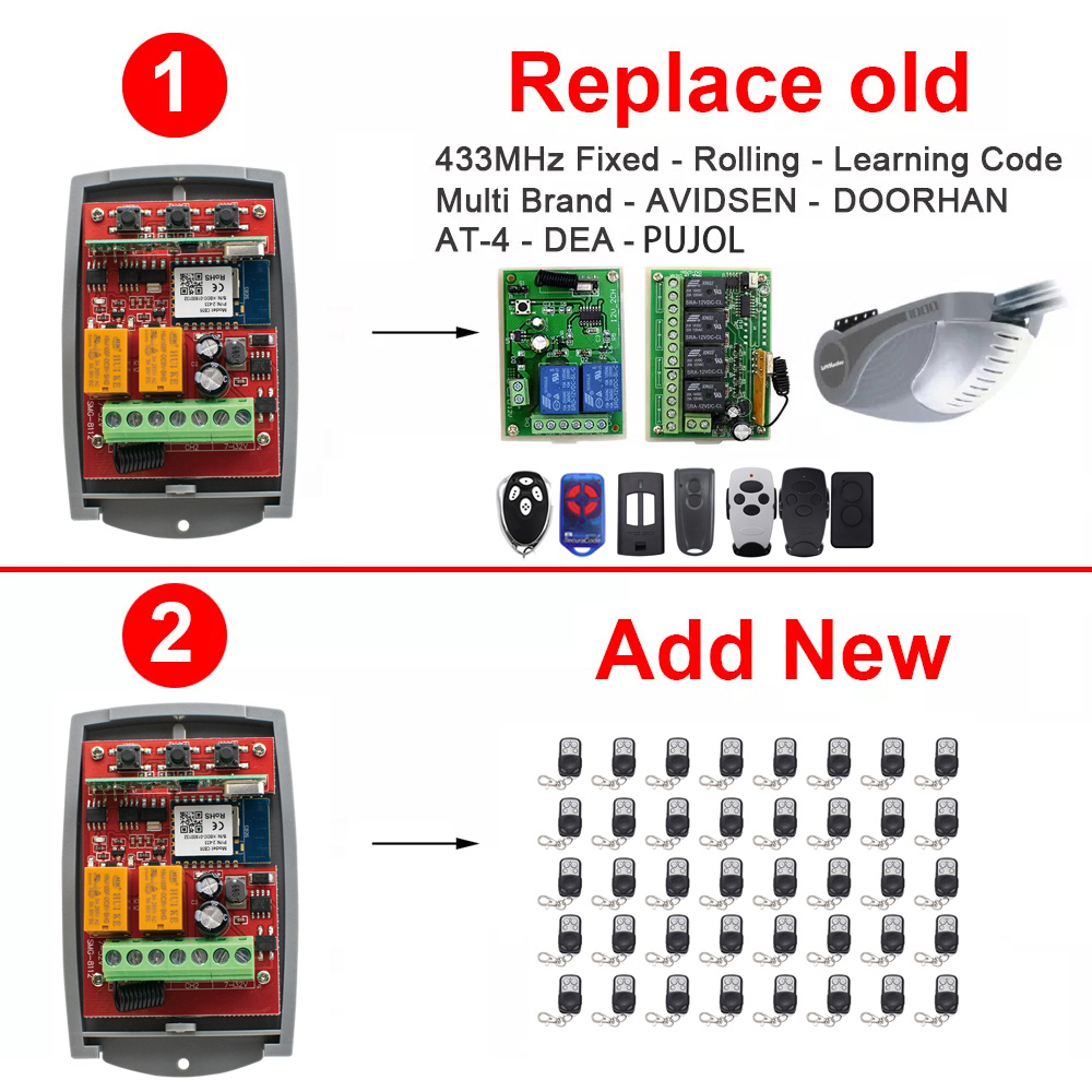 Tuya Auto Gate Control Opener  - Rf 433Mhz Module บทวิจารณ์และราคา
