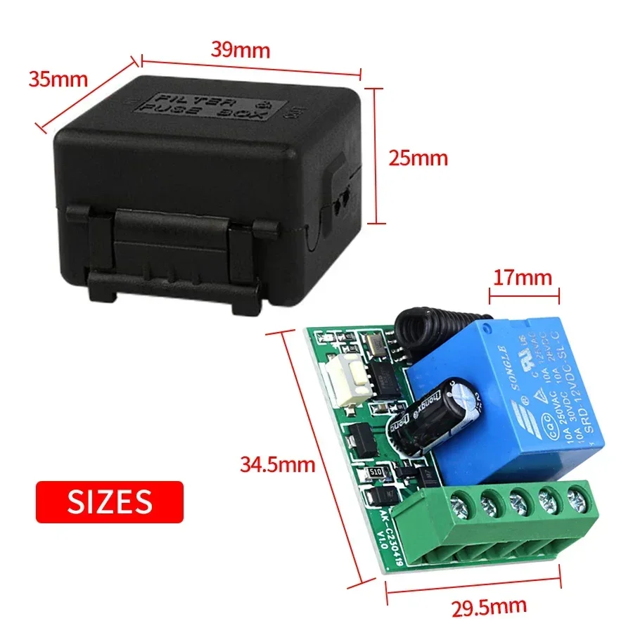 DC 12V Remote Control Smart Sw - Rf 433Mhz Module บทวิจารณ์และราคา
