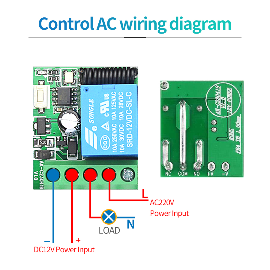 433MHz DIY Wireless Switch DC1 - Rf 433Mhz Module บทวิจารณ์และราคา