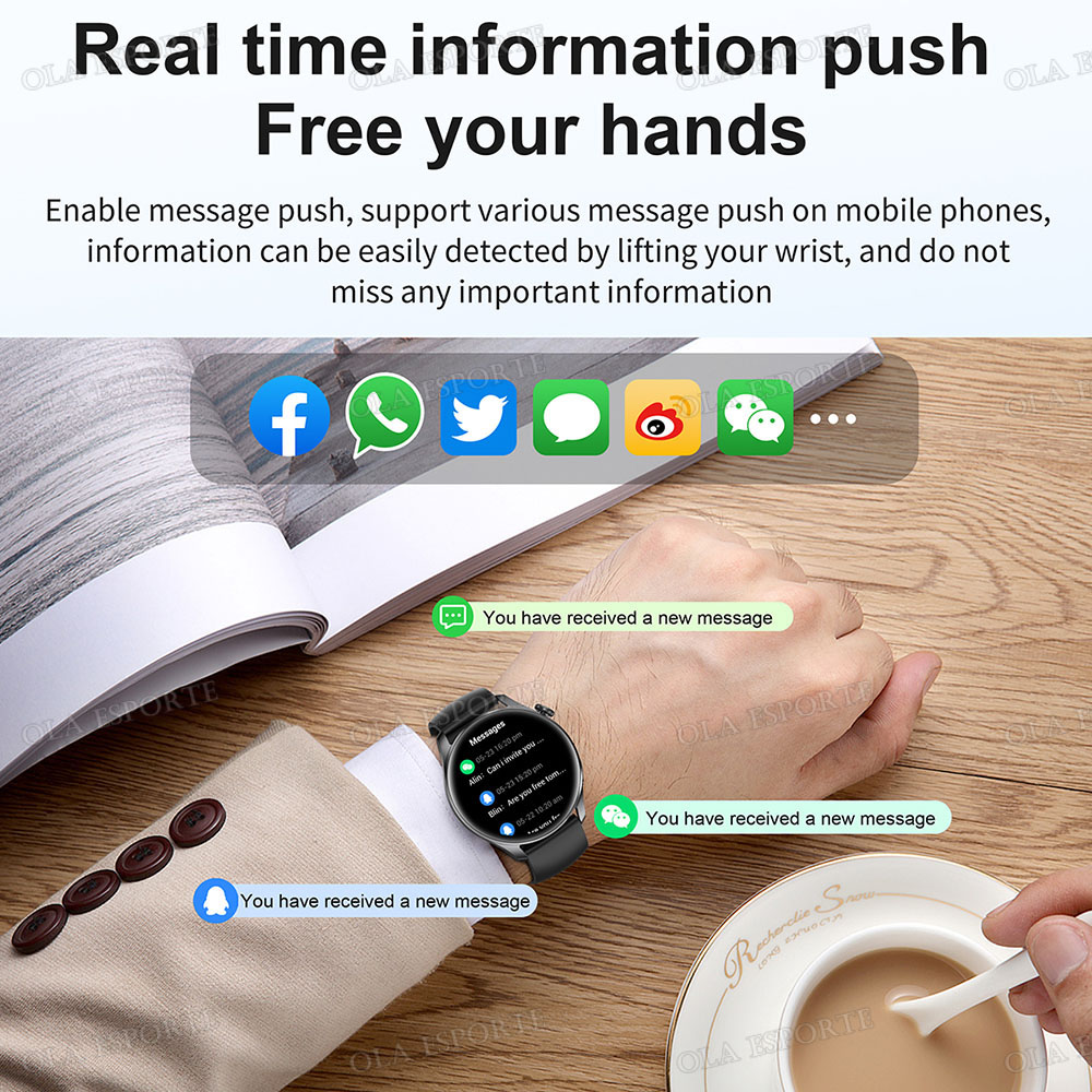 New SmartWatch for Men Women B - Diy Electronics Audio บทวิจารณ์และราคา