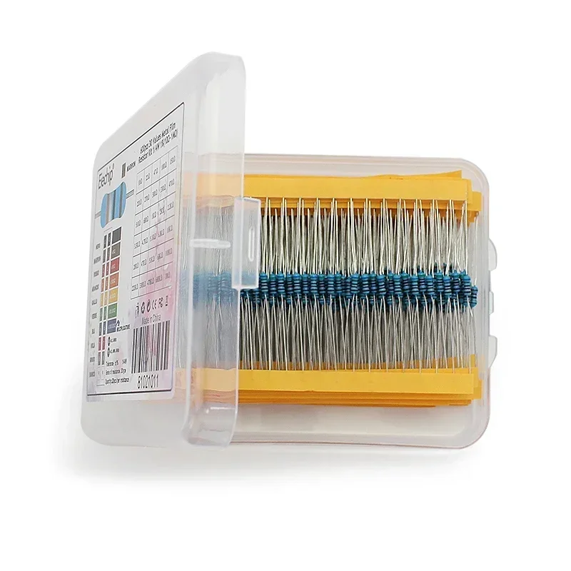 300/600PCS 30Values 1/4W Metal - Resistor Kit 1 4W บทวิจารณ์และราคา
