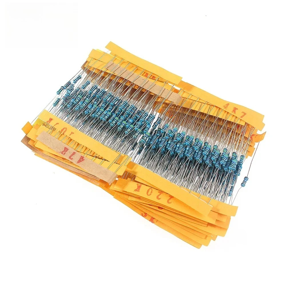500PCS 1% 1/4W Metal Film Resi - Resistor Kit 1 4W บทวิจารณ์และราคา