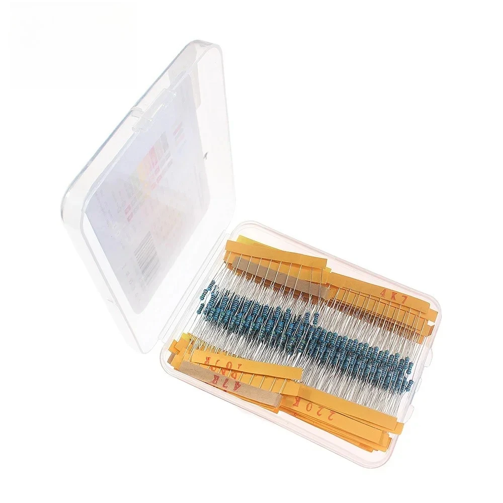 500PCS 1% 1/4W Metal Film Resi - Resistor Kit 1 4W บทวิจารณ์และราคา
