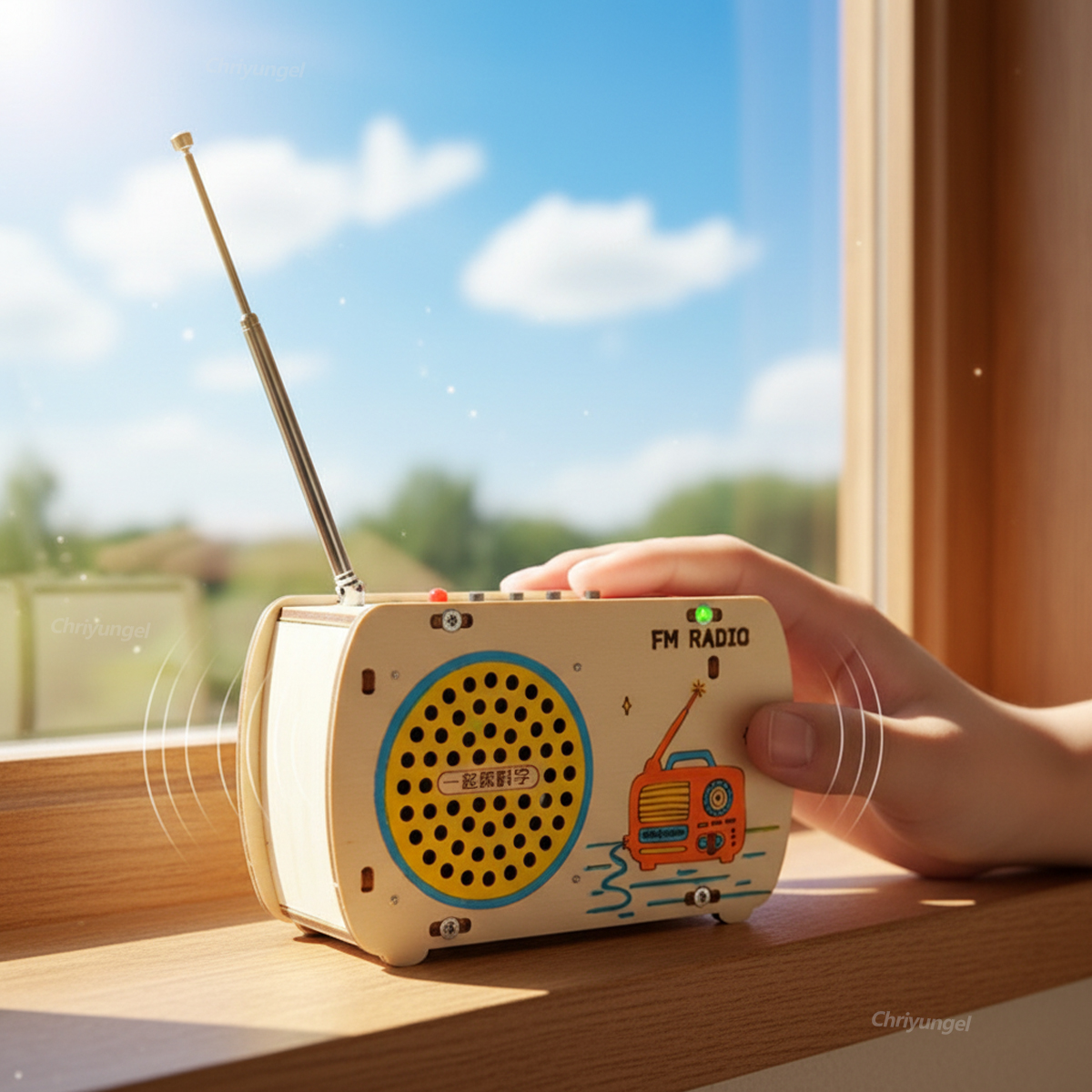DIY Wooden Radio Kit Retro FM  - Diy Electronics Radio บทวิจารณ์และราคา