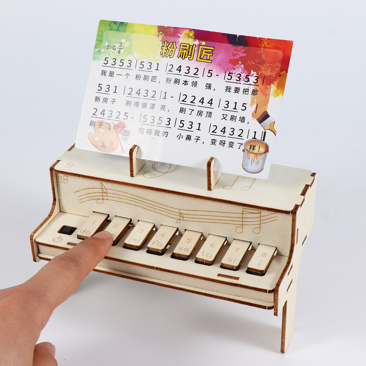 DIY Wooden Electronic Piano Mo - Diy Electronics Learning Kit บทวิจารณ์และราคา