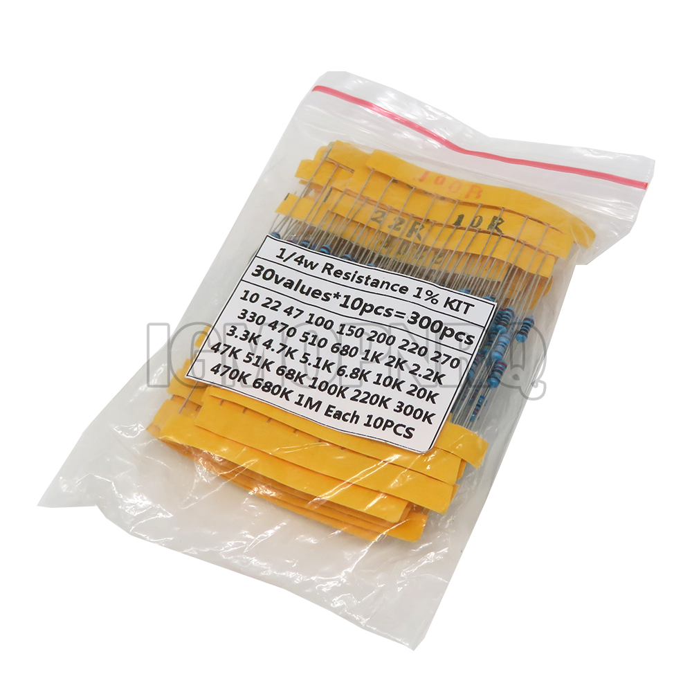600pcs/set 30 Kinds 1/4W Resis - Resistor Kit 1 4W บทวิจารณ์และราคา