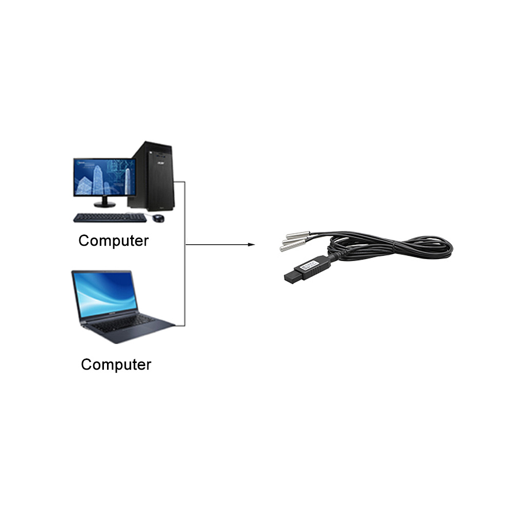 1PCS USB Temperature Sensor MO - Ds18B20 Temperature Sensor บทวิจารณ์และราคา