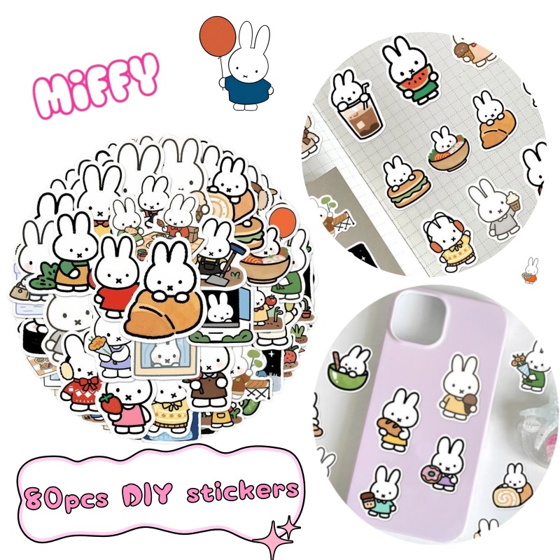 Miffy Rabbit Head Sticker High - Diy Q บทวิจารณ์และราคา
